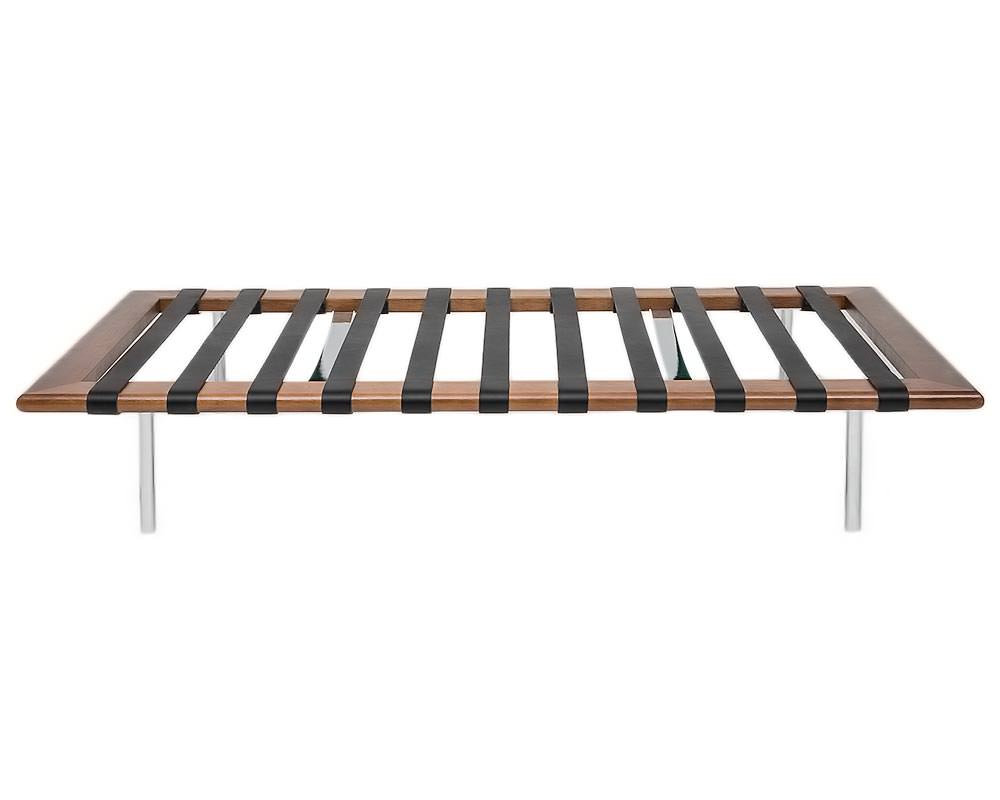 Barcelona Style Daybed by Mies van der Rohe steelform design