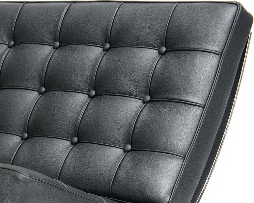 Aniline leather on Barcelona Chair
