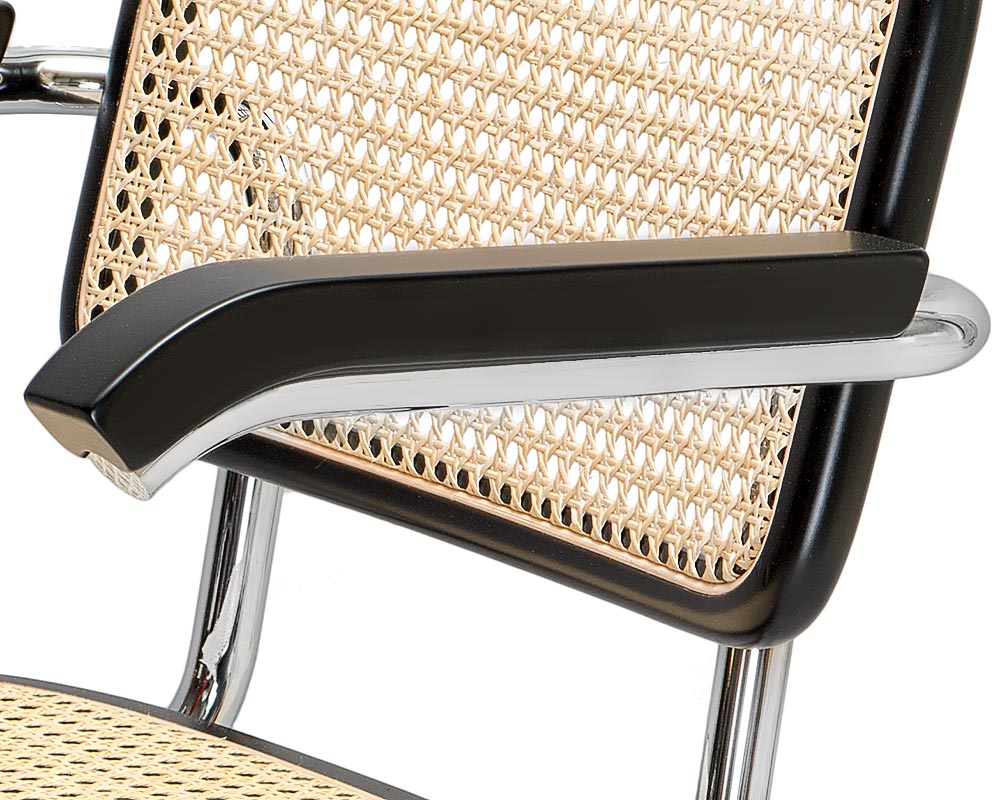 welded tube ends on Breuer Cesca B64 Chair