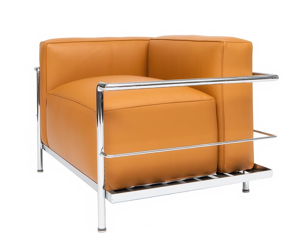 Corbusier LC3 upholstery detail