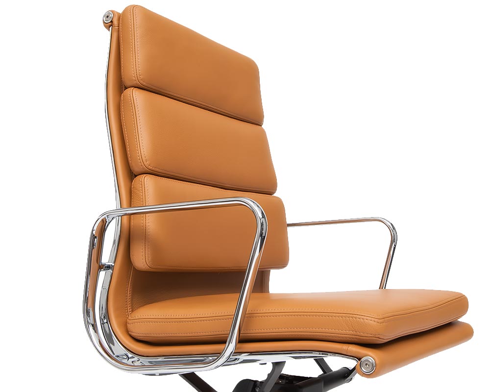 eames soft pad cognac