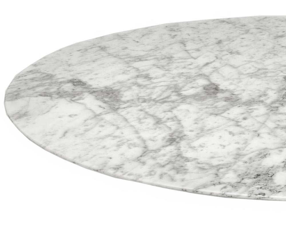 Coated marble